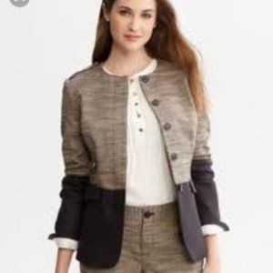 Banana Republic Heritage Colorblock Blazer Size 10